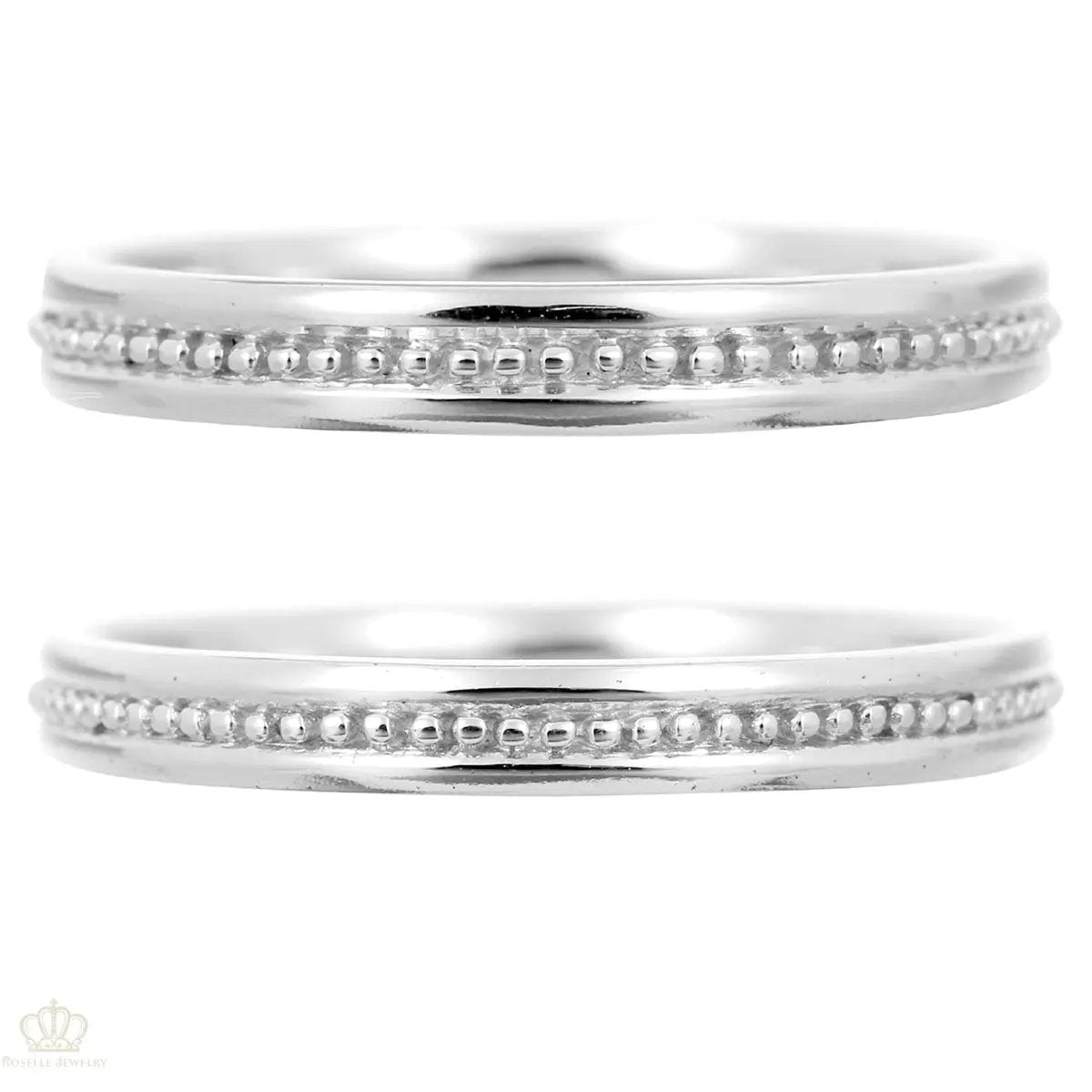 Unique Couple Wedding Ring Set - WM56 CHARLISA™