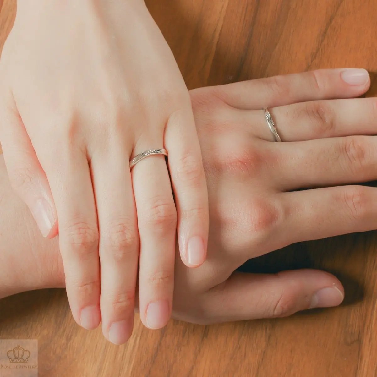 Unique Couple Wedding Ring Set - WM57 CHARLISA™