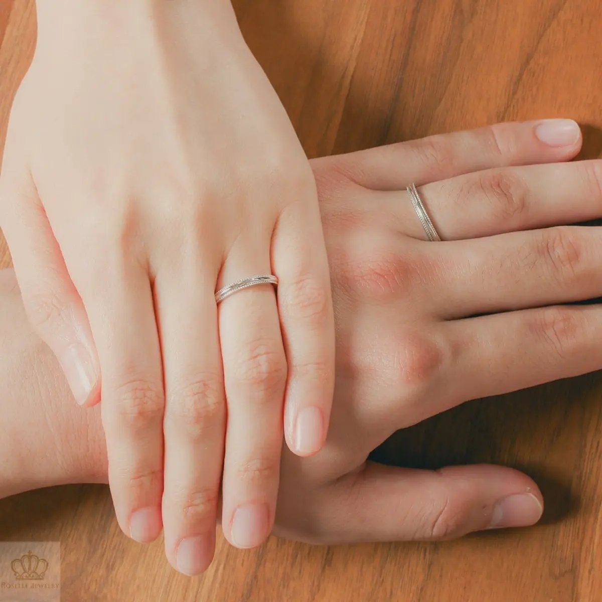 Unique Couple Wedding Ring Set - WM59 CHARLISA™