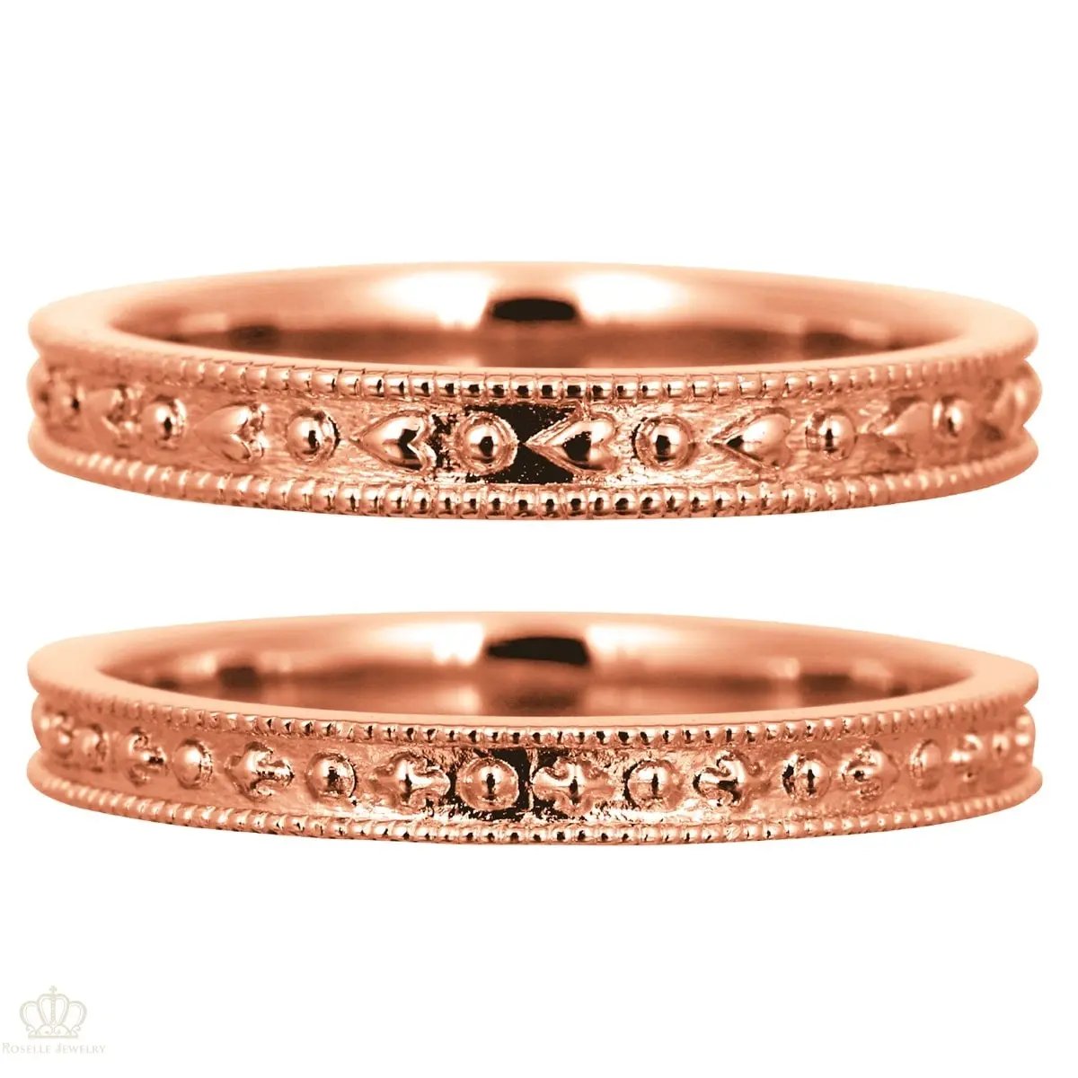 Unique Couple Wedding Ring Set - WM62 CHARLISA™