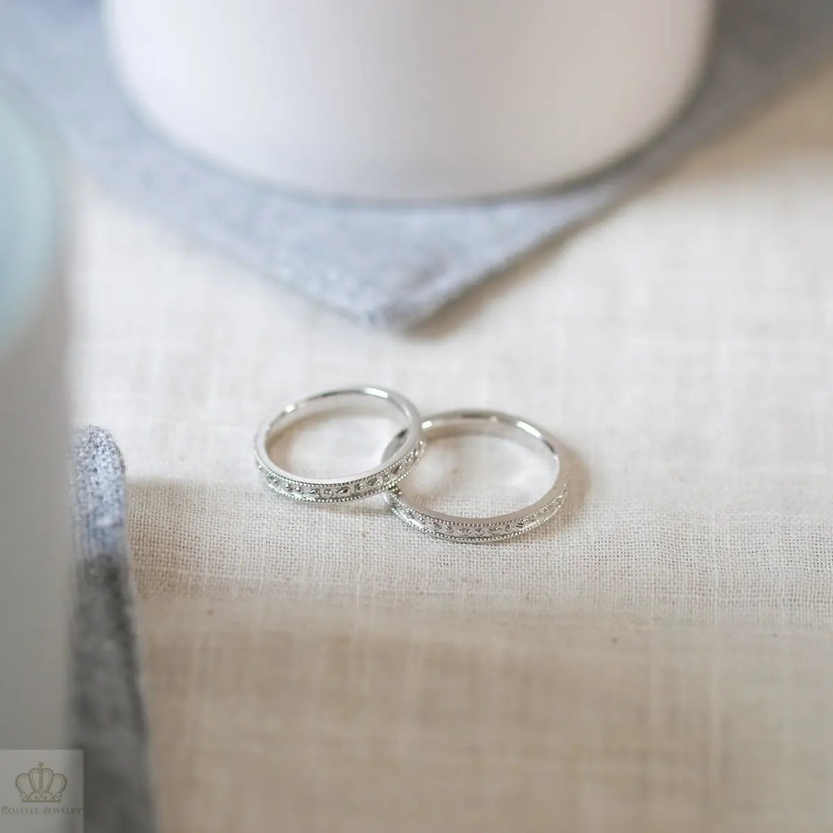 Unique Couple Wedding Ring Set - WM62 CHARLISA™