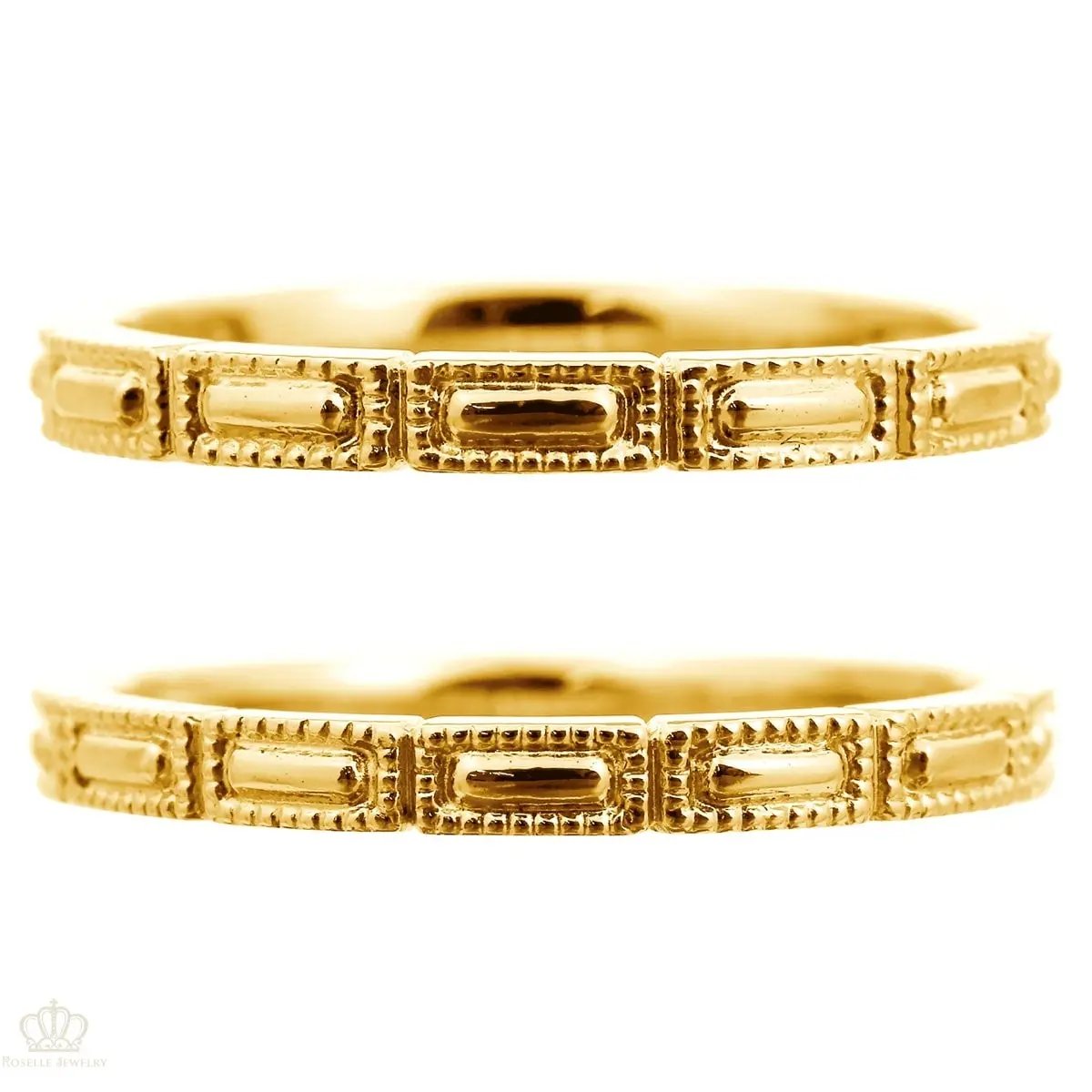 Unique Couple Wedding Ring Set - WM65 CHARLISA™