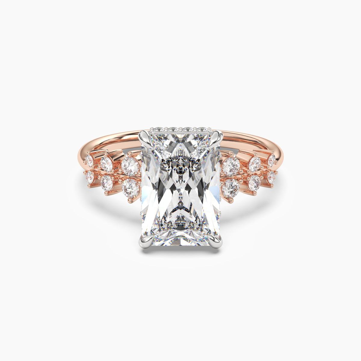 OBSER053 - Violet Radiant engagement ring setting view 7