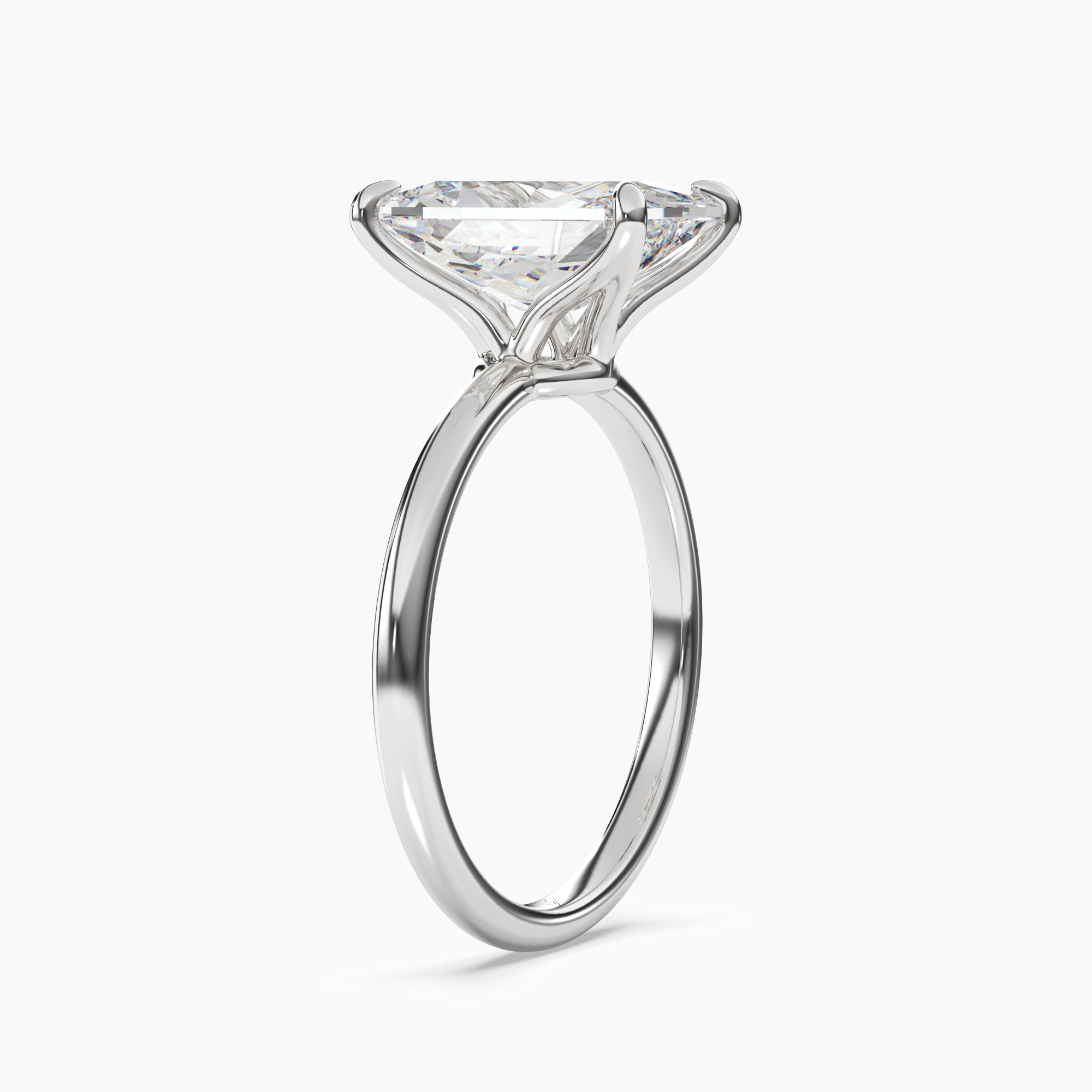 OBSER043 - Brielle Radiant engagement ring setting view 2