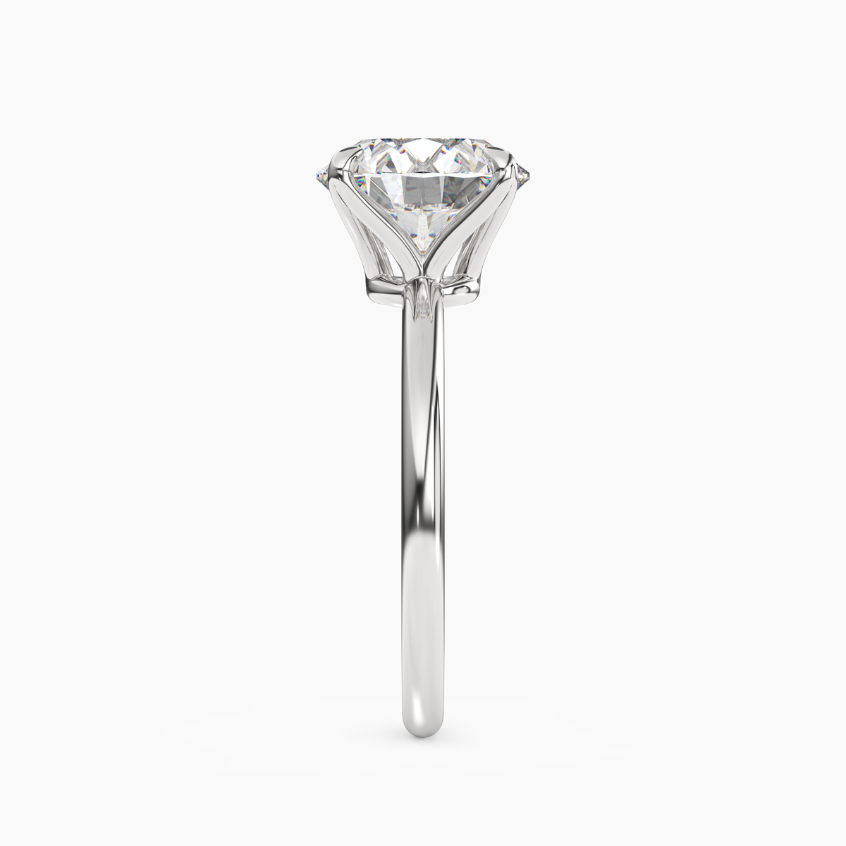 OBSER042 - Brielle Round engagement ring setting view 3