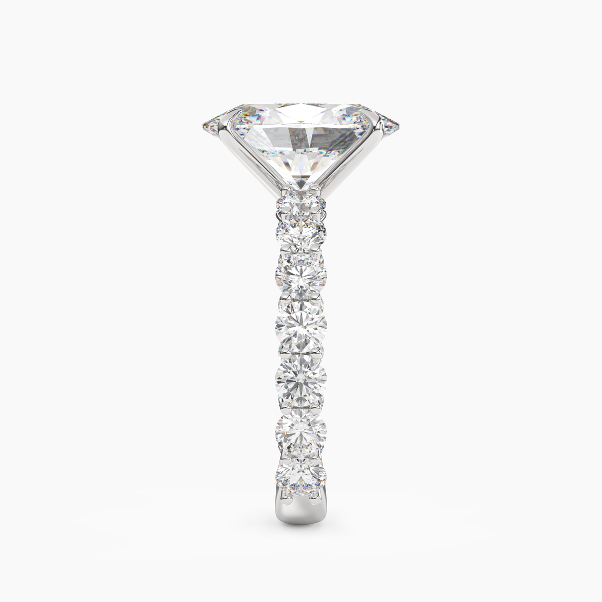 OBSER121 - Blossom Oval engagement ring setting view 3