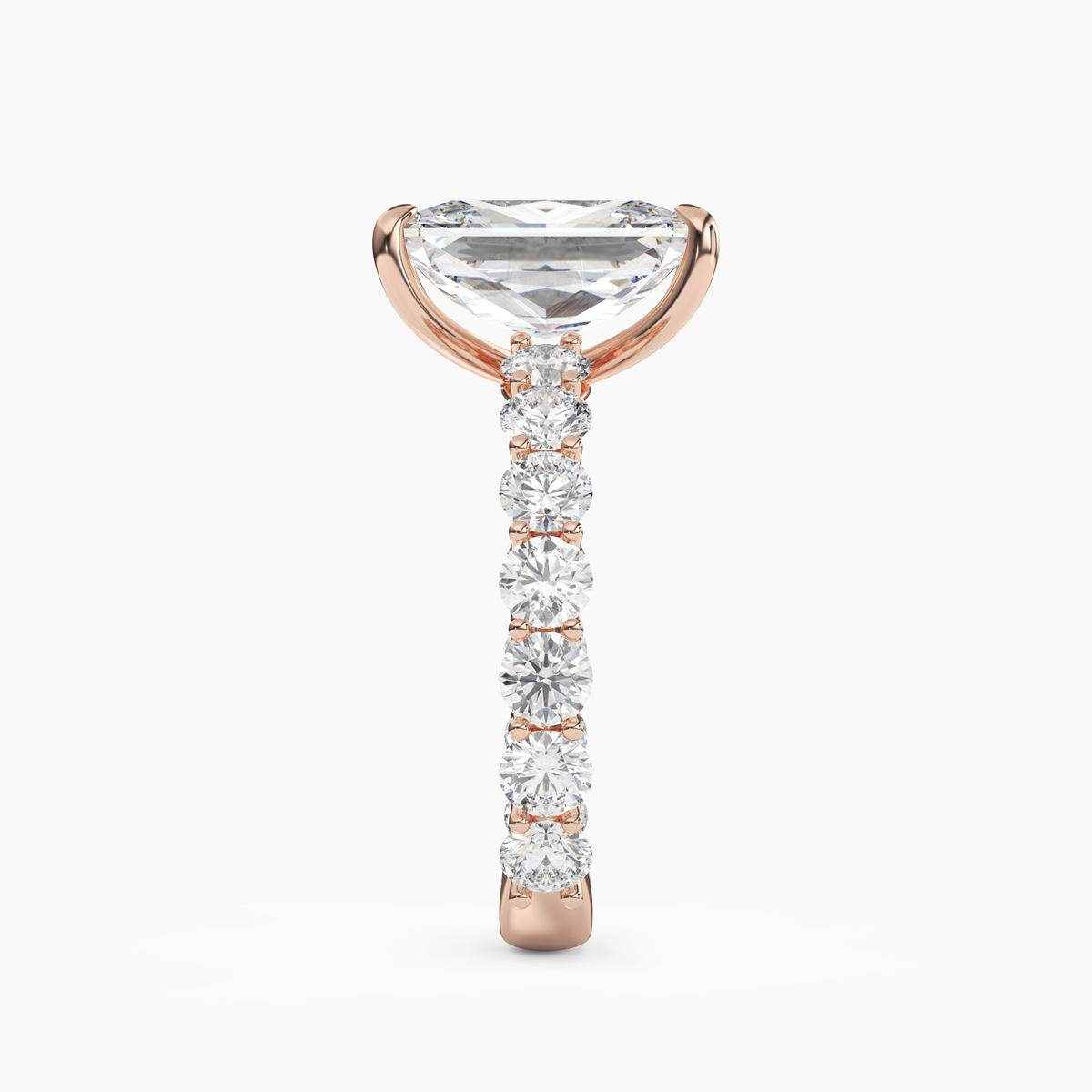 OBSER051 - Blossom Radiant engagement ring setting view 9