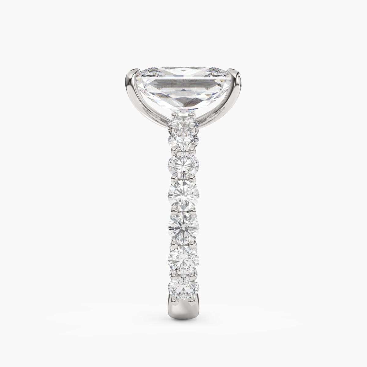 OBSER051 - Blossom Radiant engagement ring setting view 3