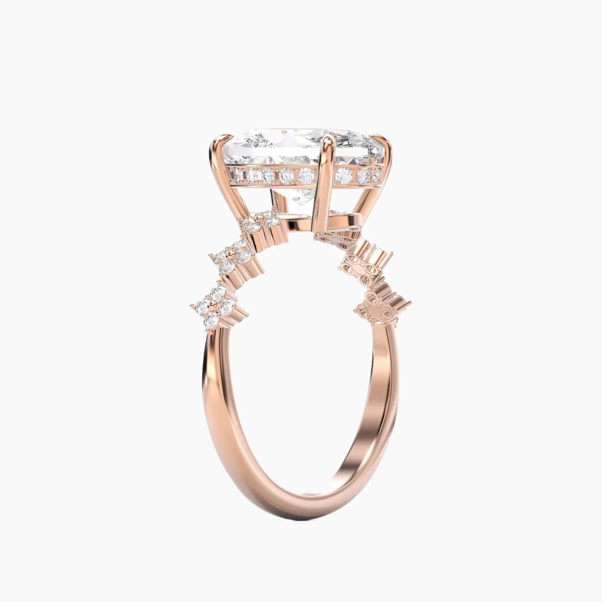 OBSER203 - Starveil Oval engagement ring setting view 8