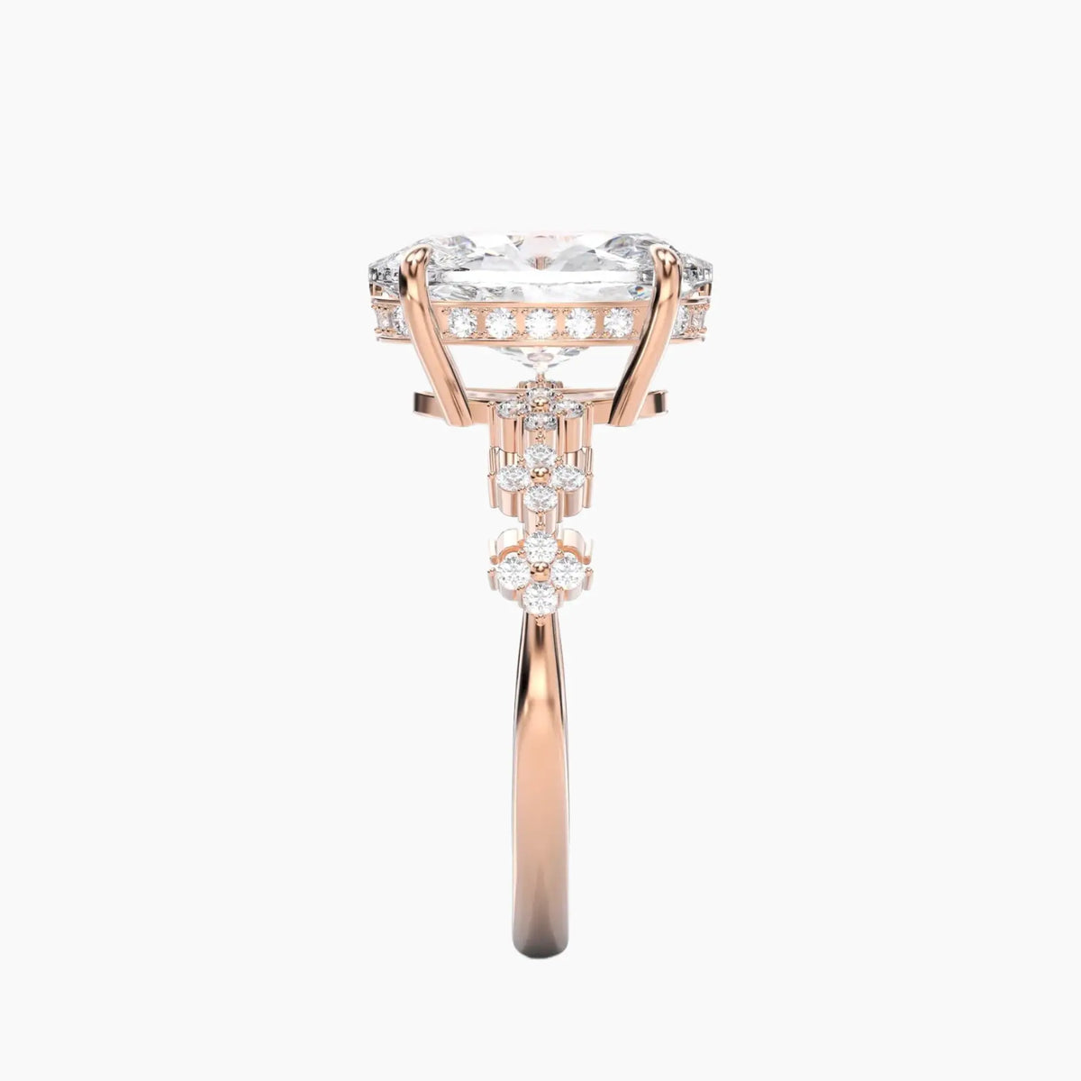 OBSER203 - Starveil Oval engagement ring setting view 9