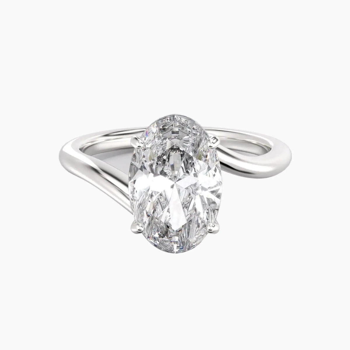 OBSER199 - Whisper Oval engagement ring setting view 1