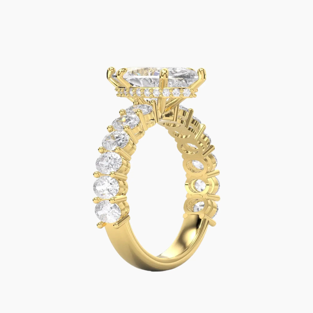 OBSER196 - Celestia Marquise engagement ring setting view 5