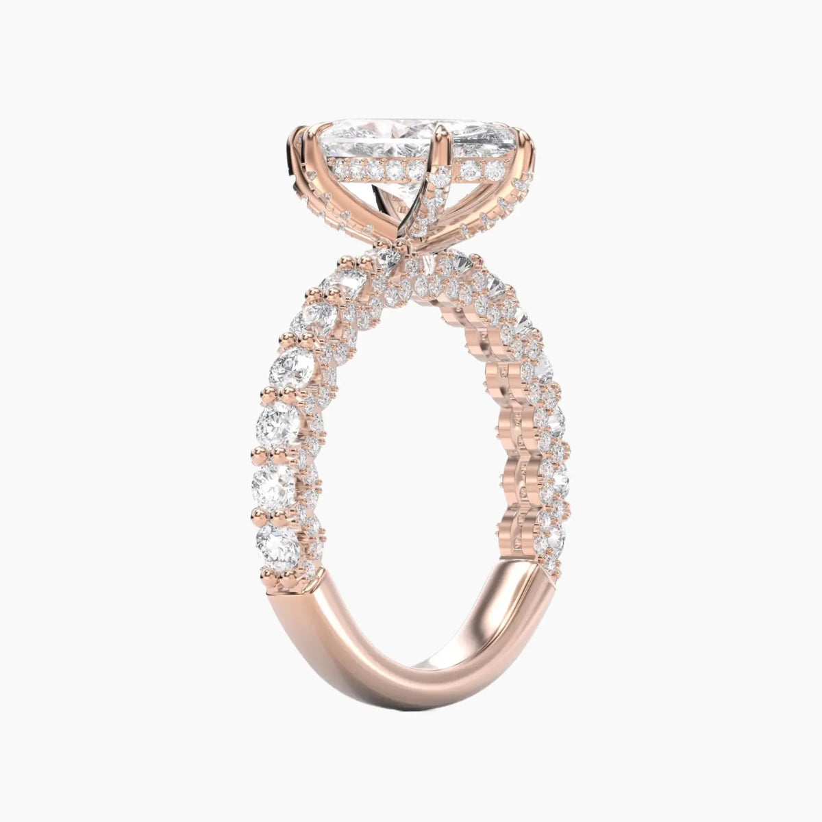 OBSER191 - Lustre Marquise engagement ring setting view 8