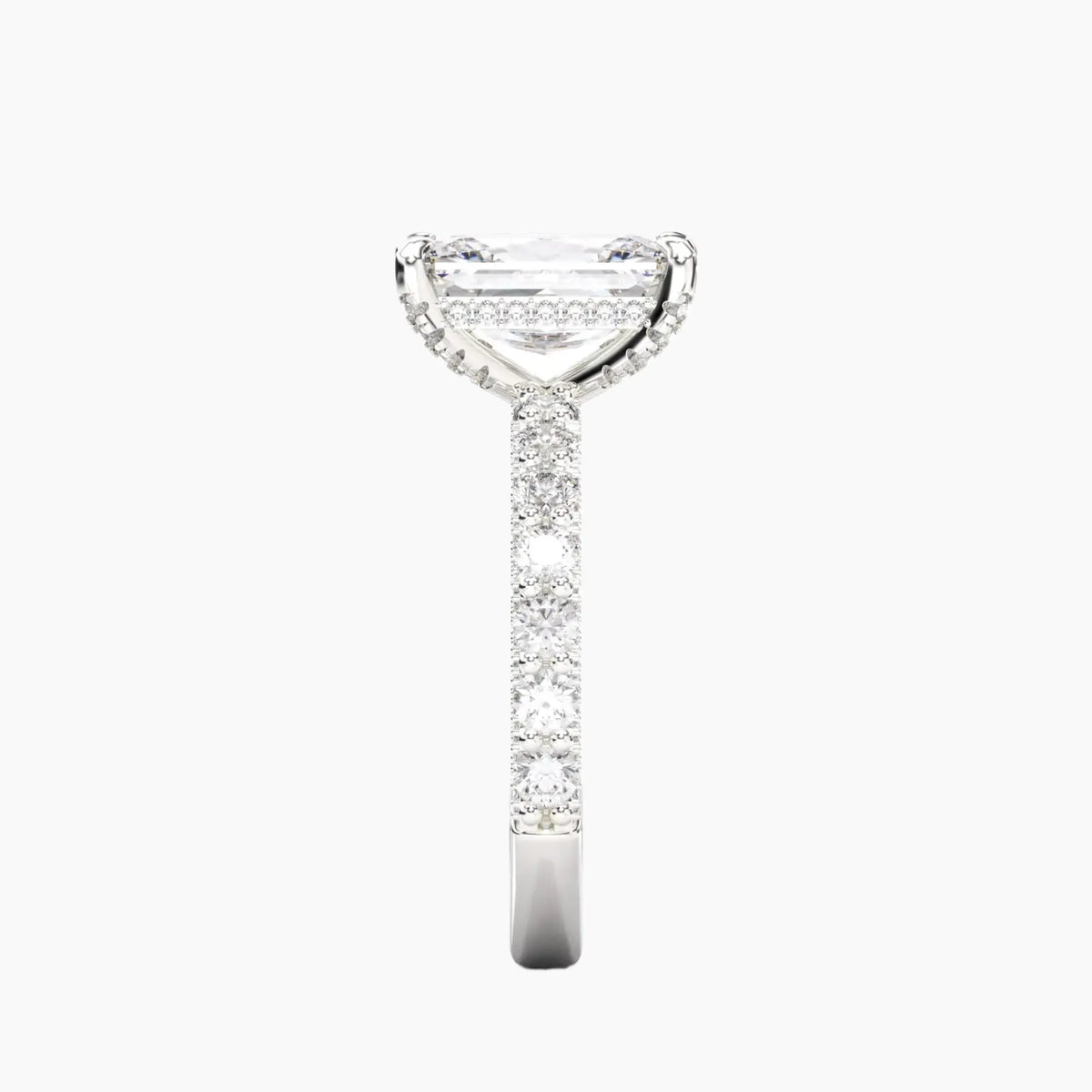 OBSER075 - Lustre Radiant engagement ring setting view 3