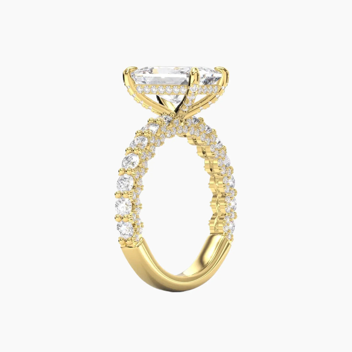 OBSER075 - Lustre Radiant engagement ring setting view 5
