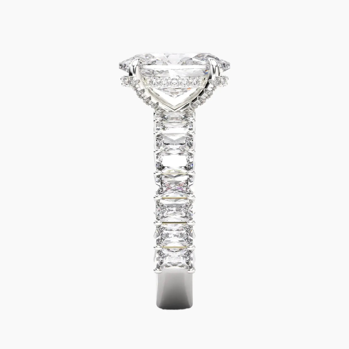 OBSER108 - Petricor Oval engagement ring setting view 3