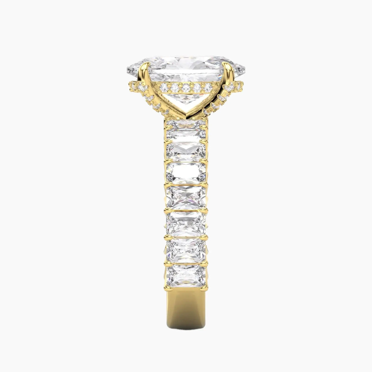 OBSER108 - Petricor Oval engagement ring setting view 6