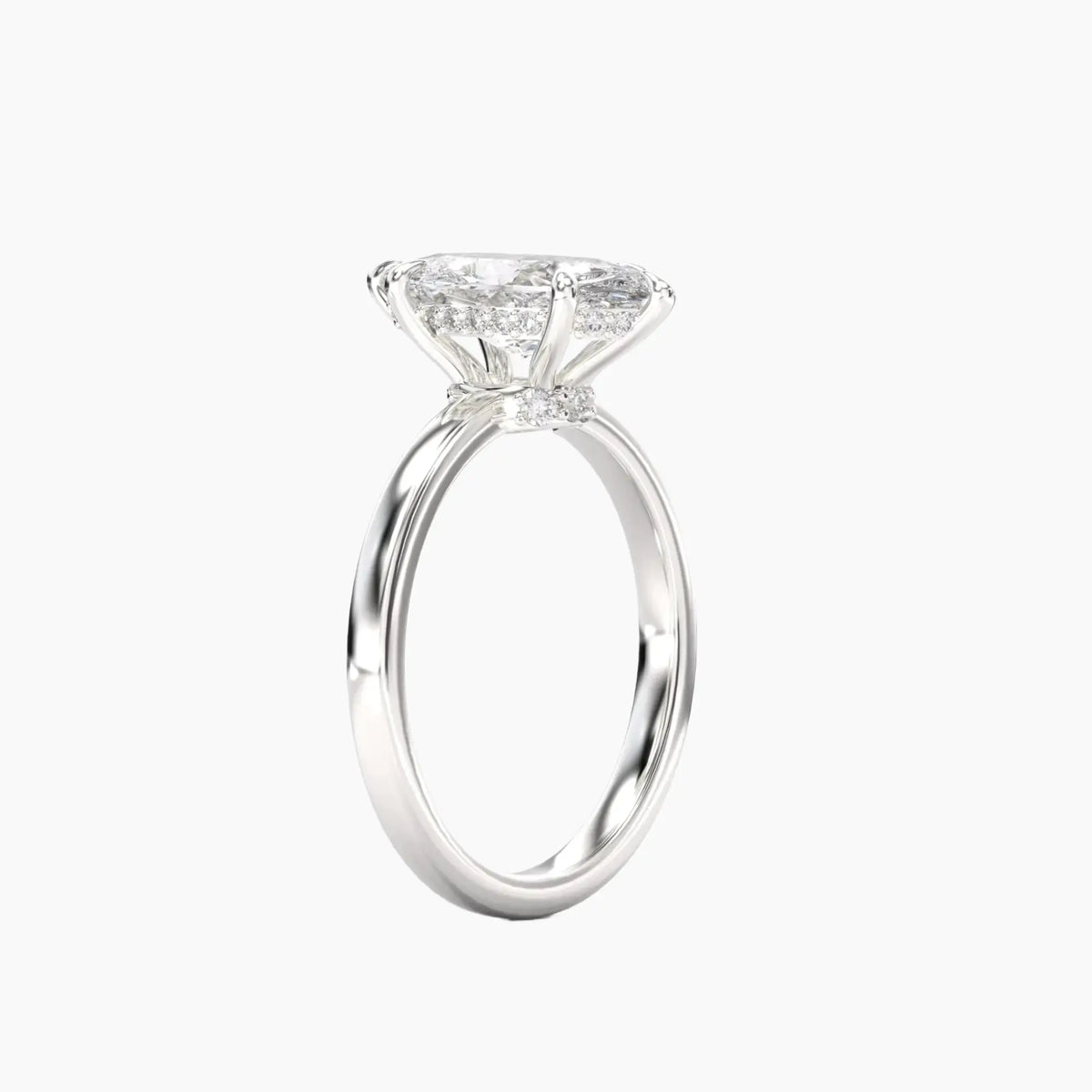 OBSER188 - Beryl Marquise engagement ring setting view 2
