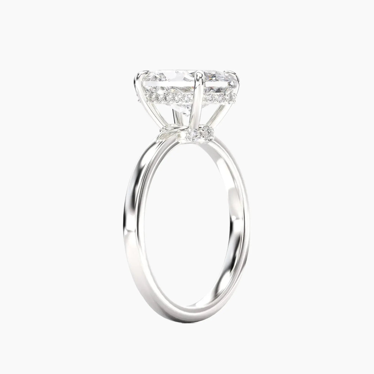 OBSER073 - Beryl Oval engagement ring setting view 2