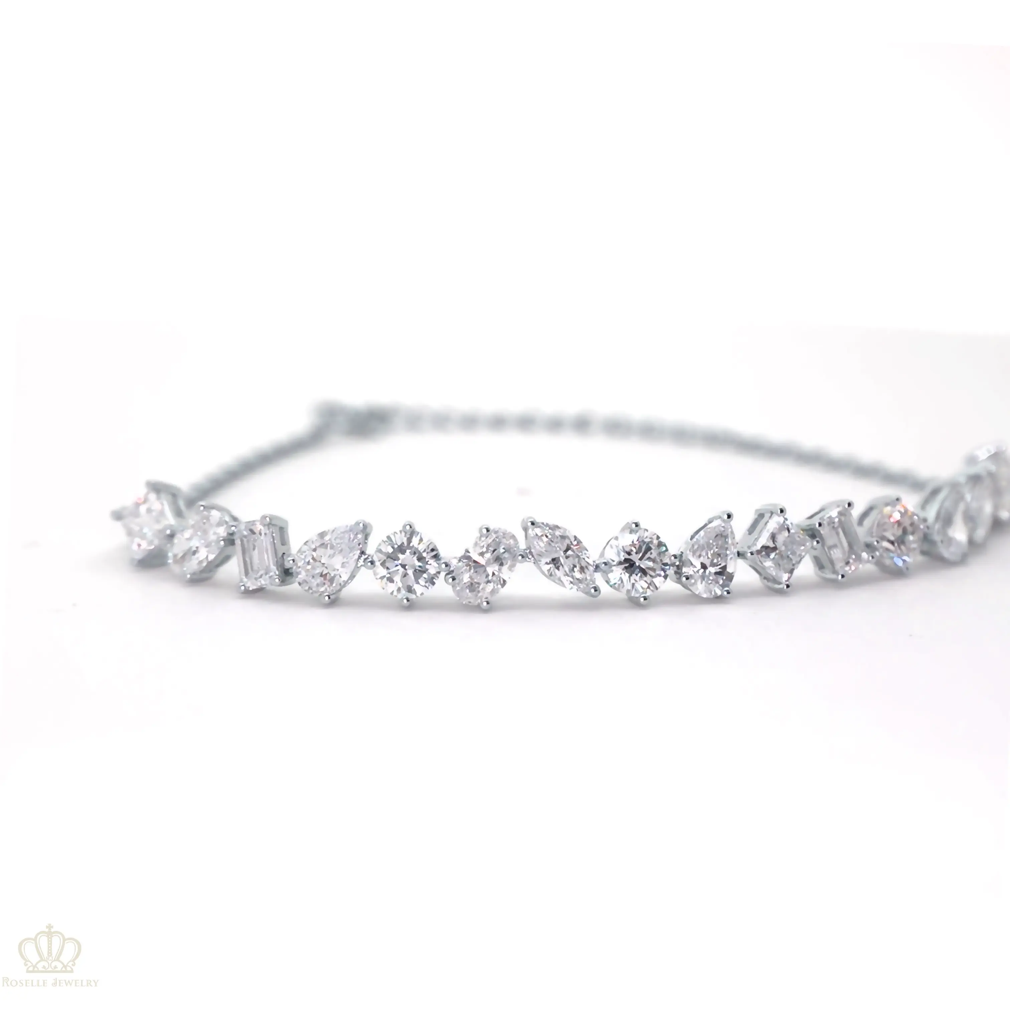 3.38CTW Four Prong Lab Grown Diamond Bracelet - LB251 CHARLISA™