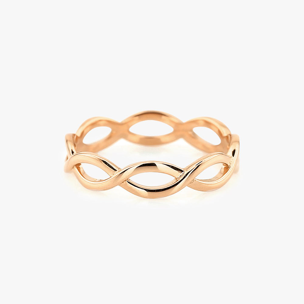 OBFJ1617 - 14k Gold Infinity Band 5