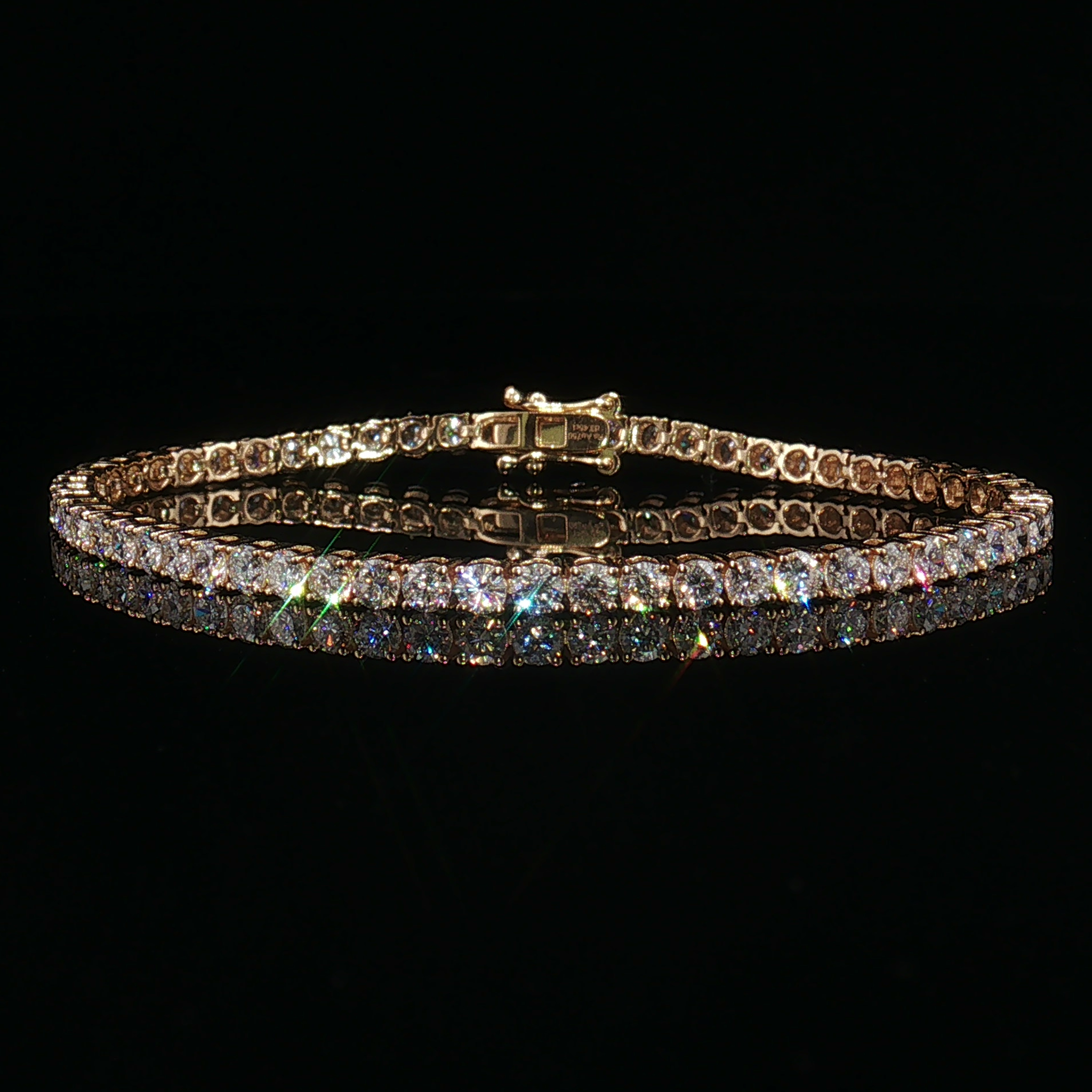 LB003 - 3.40CTW Four Prong Lab Grown Diamond Bracelet