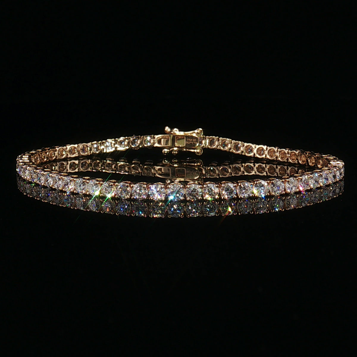 LB003 - 3.40CTW Four Prong Lab Grown Diamond Bracelet