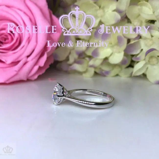 Four Prong Solitaire Engagement Ring - NT10 - Roselle Jewelry