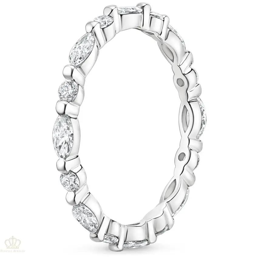 0.70CTW Versailles Eternity Wedding Band Ring - WR006 - Roselle Jewelry
