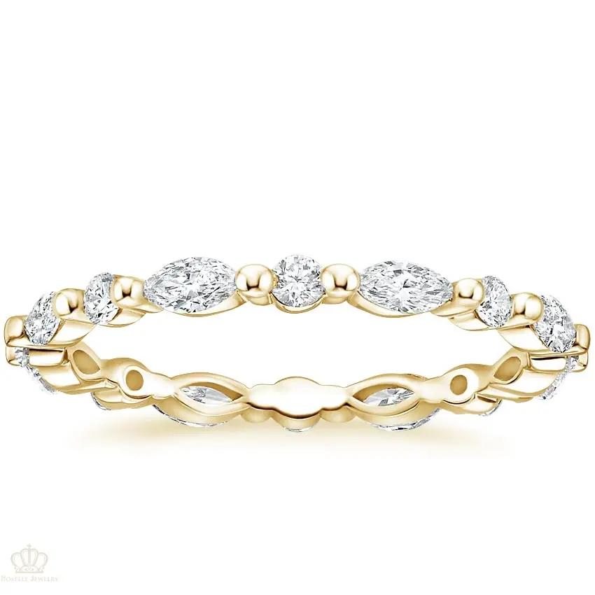 0.70CTW Versailles Eternity Wedding Band Ring - WR006 - Roselle Jewelry