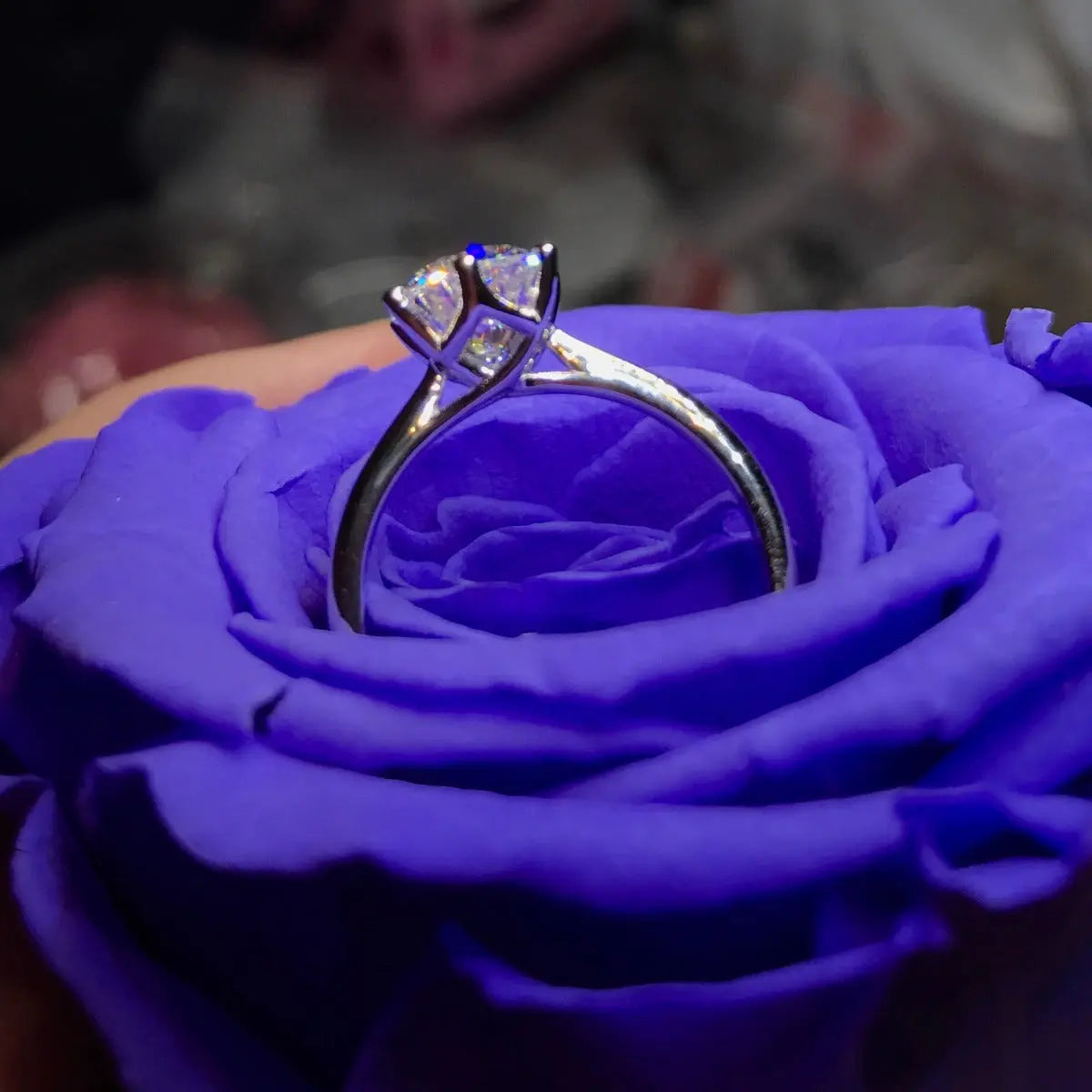 Six Prong Solitaire Engagement Ring - NT12 - Roselle Jewelry