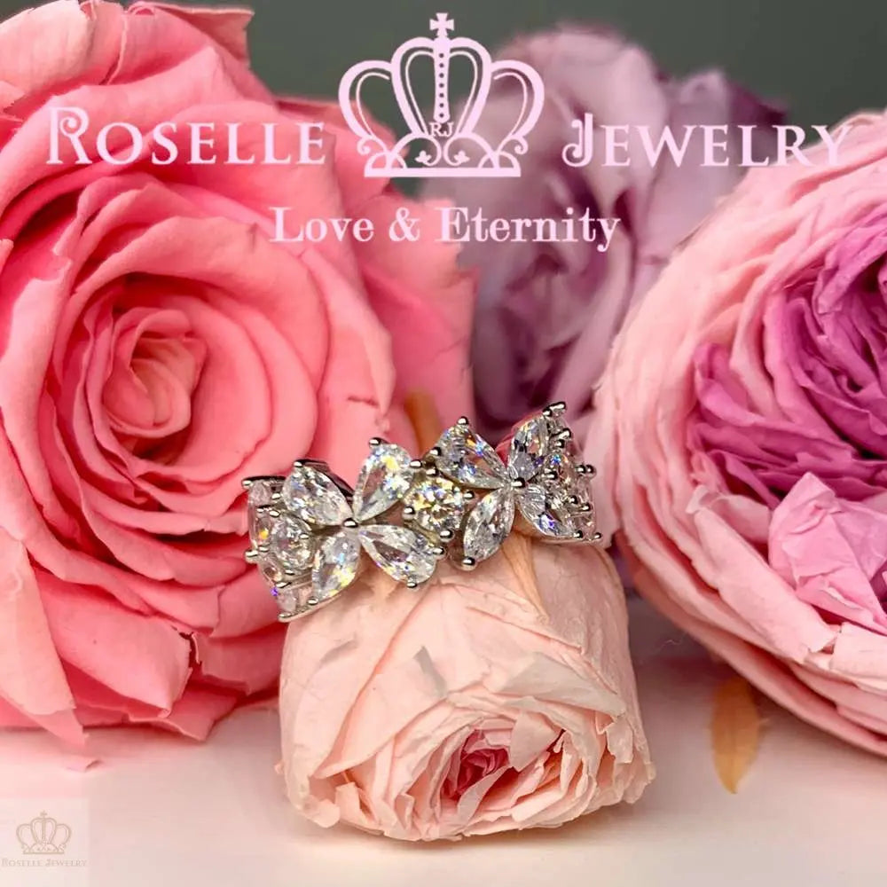 Butterfly Marquise Fashion Wedding Ring - BA11 - Roselle Jewelry