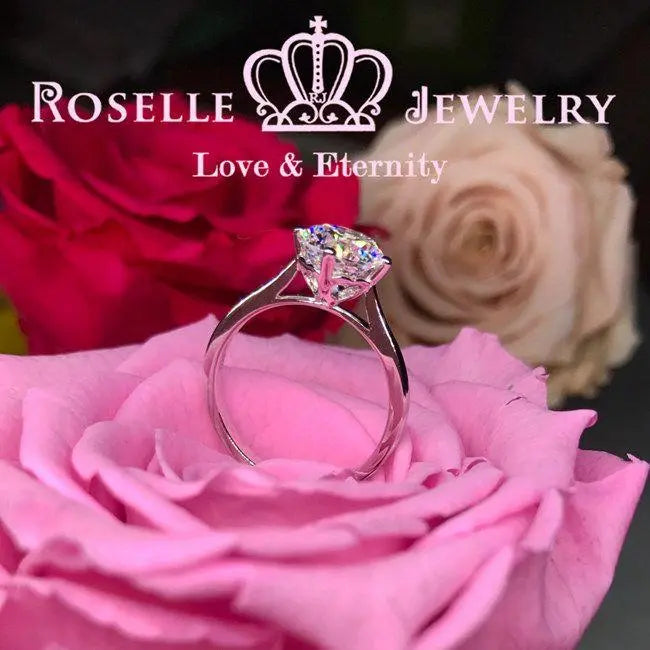 Four Prong Solitaire Engagement Ring - NT10 - Roselle Jewelry