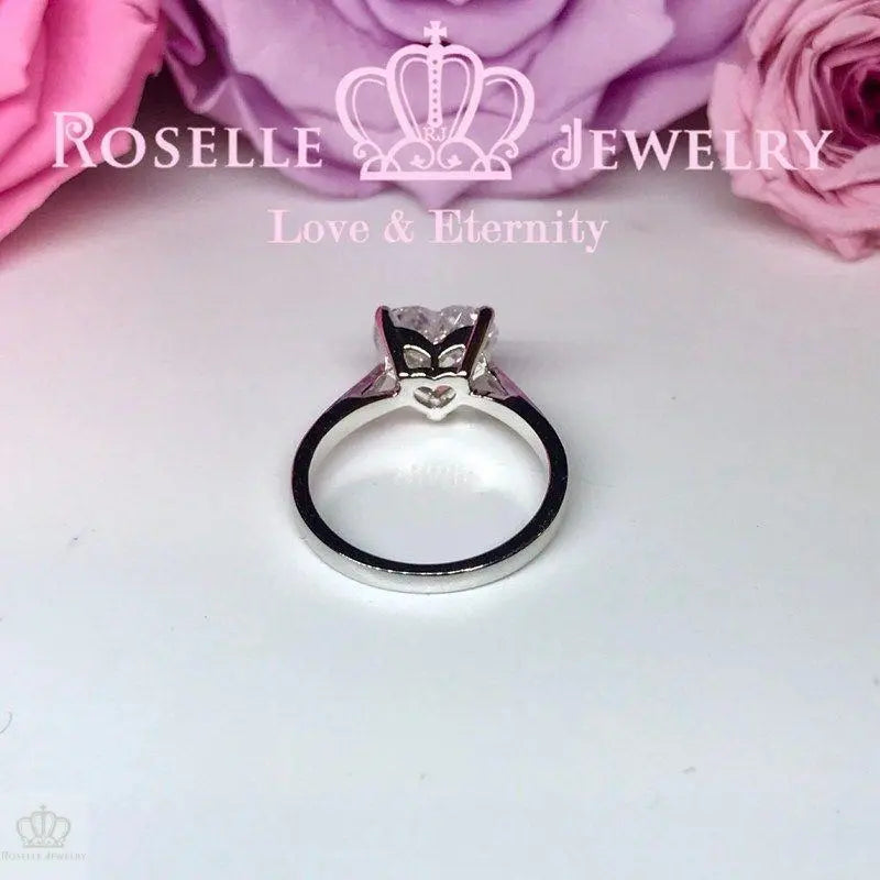 Happy Heart Shape Solitaire Engagement Ring - NH3 - Roselle Jewelry