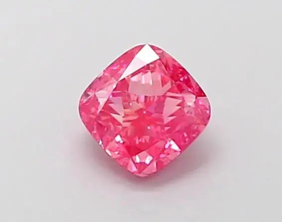 1.01ct Cushion modified Lab Grown Diamond (Colour Fancy Vivid Pink, Clarity VVS1, IGI Certified)
