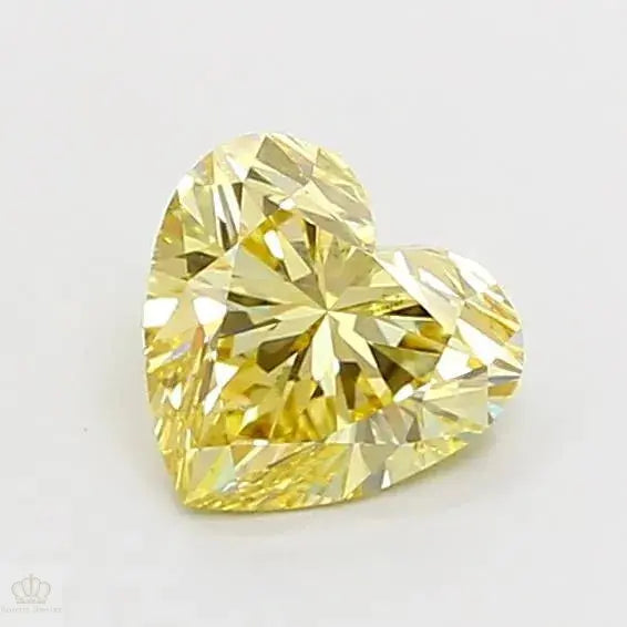 1.02ct Heart Lab Grown Diamond (Colour Fancy Yellow, Clarity VS2, IGI Certified)