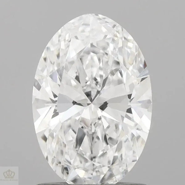 1.07ct Oval Lab Grown Diamond (Colour D, Clarity VVS2, IGI Certified)