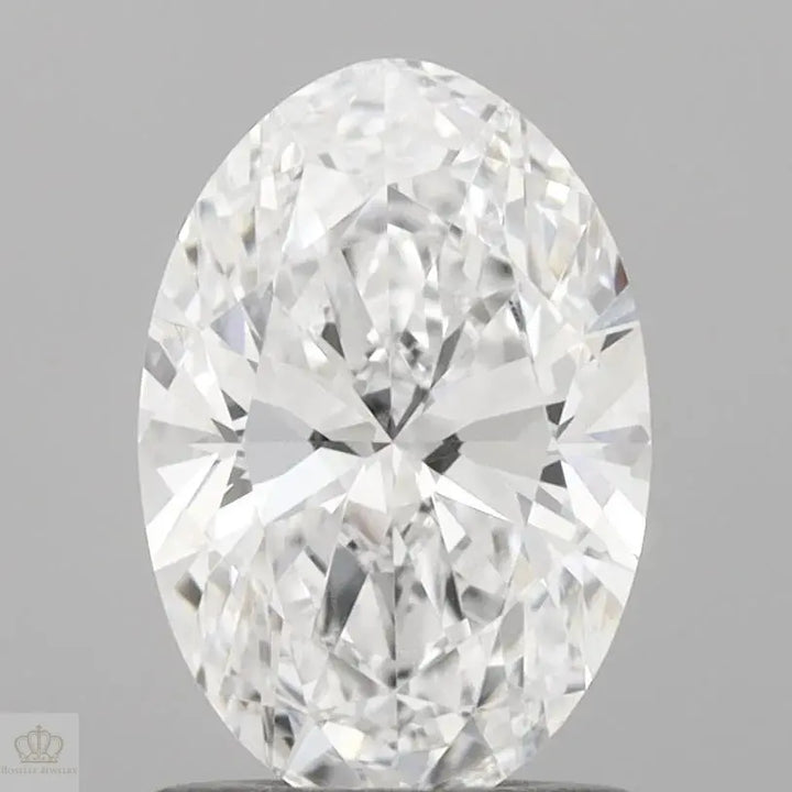 1.07ct Oval Lab Grown Diamond (Colour D, Clarity VVS2, IGI Certified)