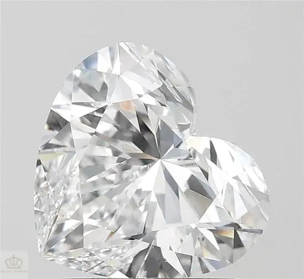 1.56ct Heart Lab Grown Diamond (Colour D, Clarity VVS2, IGI Certified)