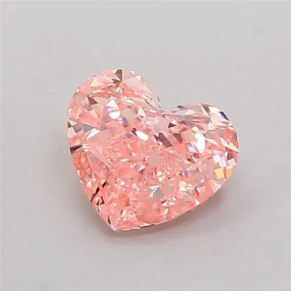 1.82ct Heart Lab Grown Diamond (Colour Fancy Vivid Pink, Clarity VVS2, IGI Certified)