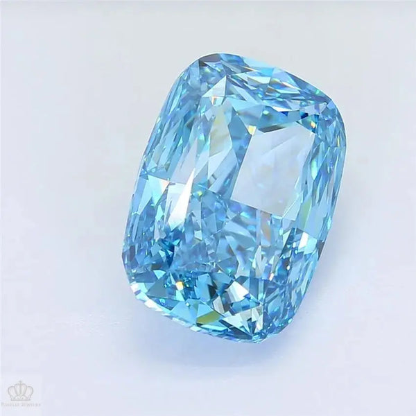 10.64ct Cushion modified Lab Grown Diamond (Colour Fancy Vivid Blue, Clarity VVS2, IGI Certified)