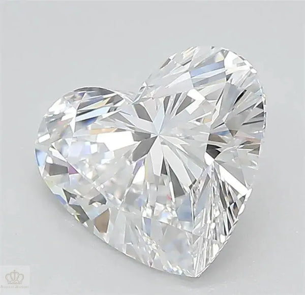 2.01ct Heart Lab Grown Diamond (Colour D, Clarity IF, IGI Certified)