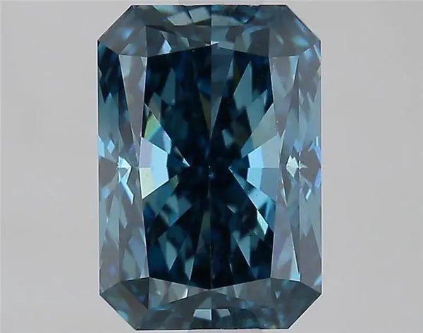 2.09ct Radiant Lab Grown Diamond (Colour Fancy Vivid Blue, Clarity VVS2, IGI Certified)