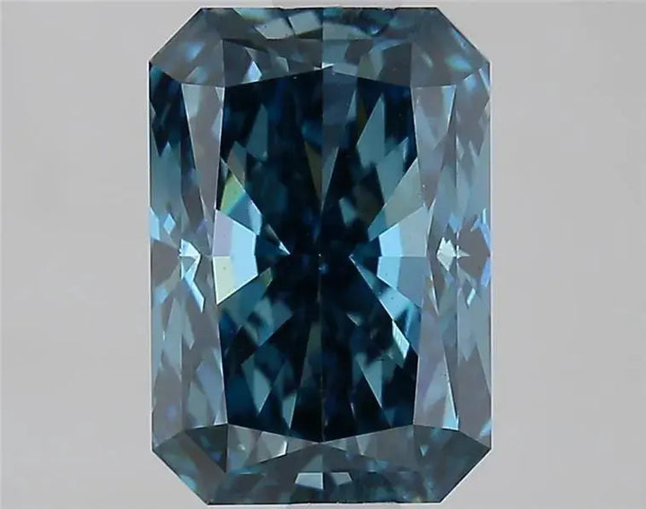 2.09ct Radiant Lab Grown Diamond (Colour Fancy Vivid Blue, Clarity VVS2, IGI Certified)