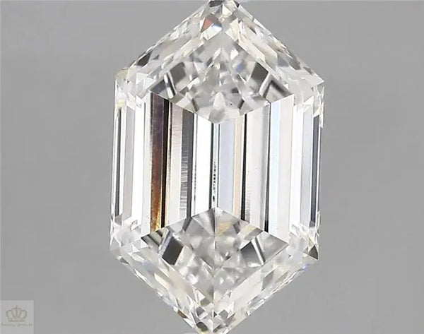 2.61ct Hexagonal Lab Grown Diamond (Colour E, Clarity VS1, IGI Certified)