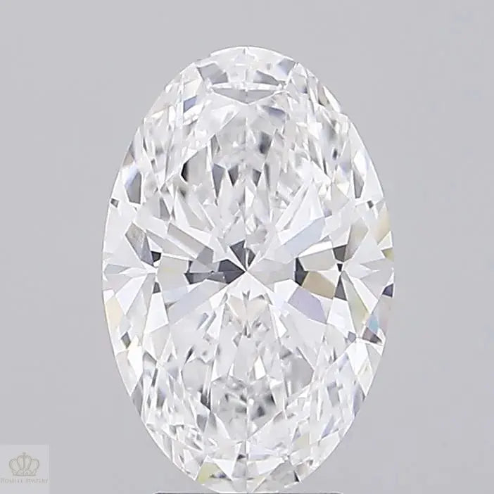 2.70ct Oval Lab Grown Diamond (Colour D, Clarity VVS2, IGI Certified)