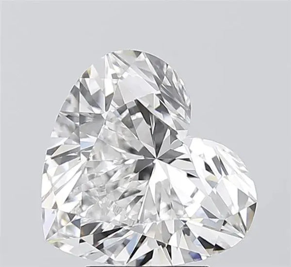 2.85ct Heart Lab Grown Diamond (Colour E, Clarity VVS2, IGI Certified)