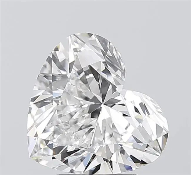 2.85ct Heart Lab Grown Diamond (Colour E, Clarity VVS2, IGI Certified)
