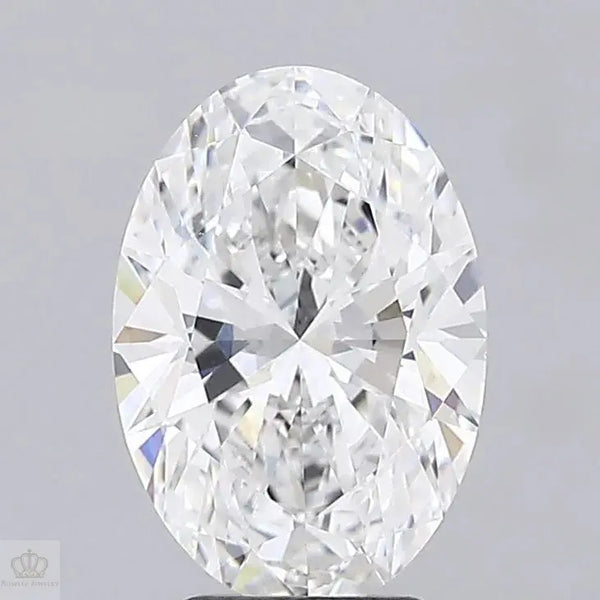 3.91ct Oval Lab Grown Diamond (Colour E, Clarity VVS2, IGI Certified)