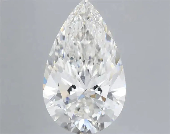 6.57ct Pear Lab Grown Diamond (Colour F, Clarity VVS2, IGI Certified)